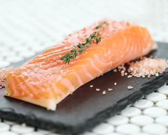 Salmon With Pink Salt