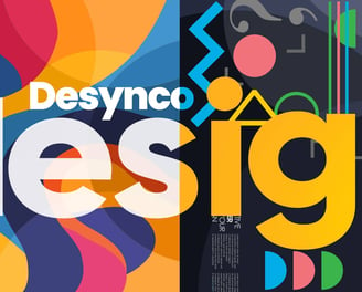 Desynco – A bold and vibrant design showcasing creativity, innovation, and artistic excellence in graphic design.