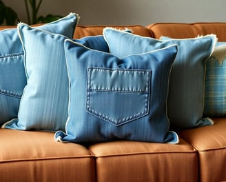 Denim Throw Pillows