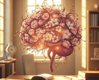 a floral brain