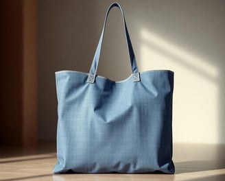 Reusable Denim Shopping Bag