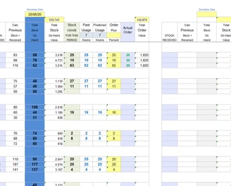 Microsoft Excel Stocktaking Stock Taking Applicaiton Software