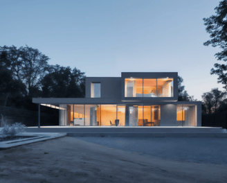casa prefabricada de lujo