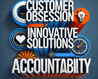 Customer obsession, innovation and accountability