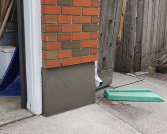 PARGING AFTER REPAIR WITH A FLOAT FINISH