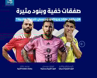 محمد صلاح- ميسي- رونالدو