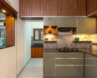 Jack Construction team building a residential house in Trivandrum
