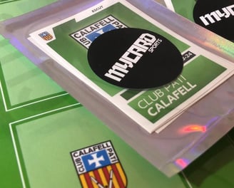 Álbum de cromos personalizado para equipos