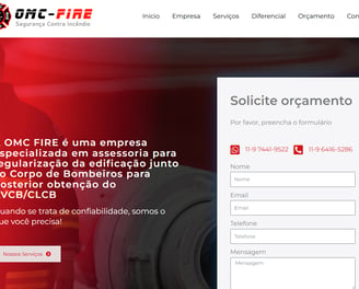 OMC FIRE - Segurança contra Incêndios - Santo André