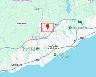 mapa Urbanización el Herrojo proyecto urbanitae