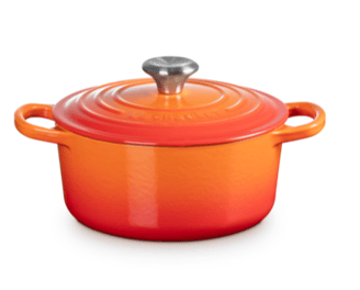 Le Creuset Braadpan Rond in Geëmailleerd Gietijzer
