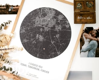 Stadsposter Sterrenposter locatie