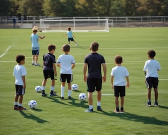 girl in blue and white nike soccer jersey shirt