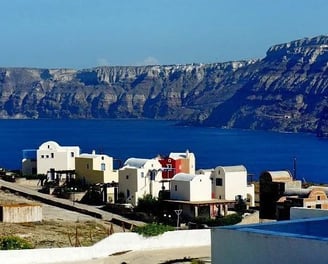 Akrotiri village Santorini