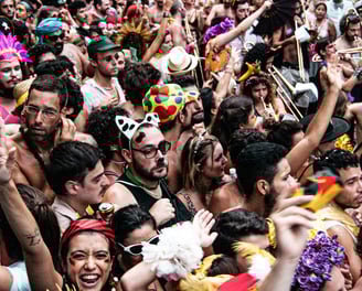 Bloco carnaval brasil