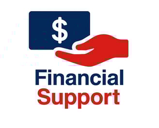 a hand holding a dollar sign with a dollar sign