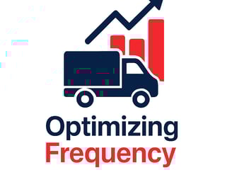 a truck with a graphing graphing on it and a graphing bar chart