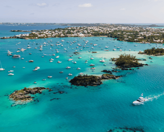 bermuda birds eye view