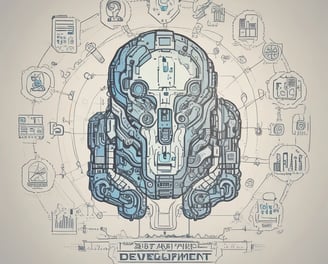 The image features the facade of a modern office building with a clean, geometric design. It is constructed with a combination of red brick and large glass panels, and there is a prominently displayed sign for Tata Consultancy Services in blue. Trees partially frame the view, and a lamppost is visible at the foreground.