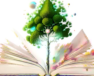 Tree Growing Out of Book