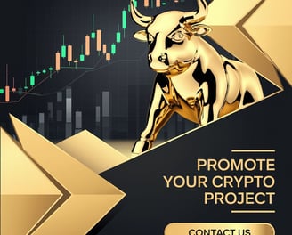 a gold bull with a gold bull on it