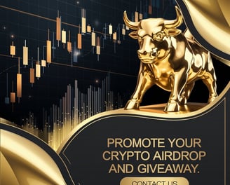 a gold bull statue with a gold bull on it