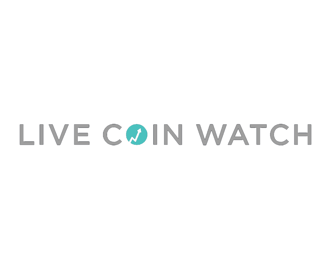 a clock with the words live coin watch