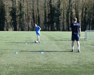 1 op 1 techniektraining voetbal in Ekeren