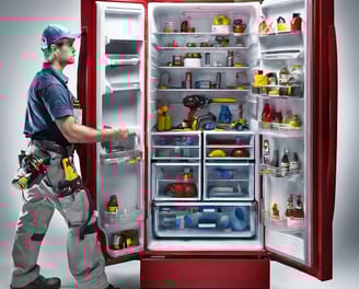 beverage can in refrigerato