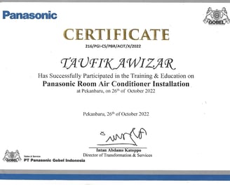 PANASONIC INSTALLATION