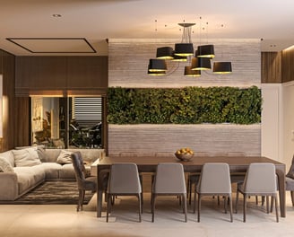 Sala TV e jantar 112m²