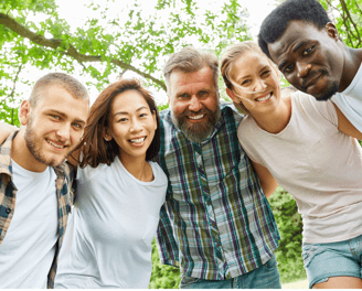 Pessoas felizes por entenderem quem são e o que fazem melhor. Seus talentos naturais