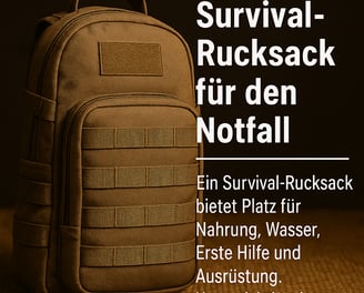 Notfall Survival Rucksack