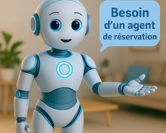 Agent IA vocal pour prise de rendez-vous et gestion d'agenda