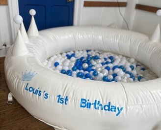 7ft ball pit for hire in sussex , surrey & kent 