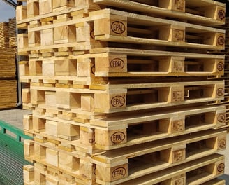 Certified EPAL wooden pallets for safe and efficient logistics