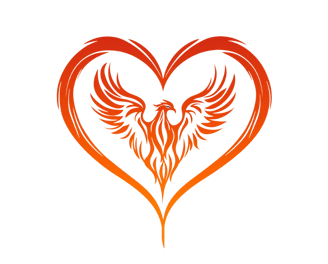 The heart with paws logo represents the care and connection of Agape Canine Massage in Wilmington,NC