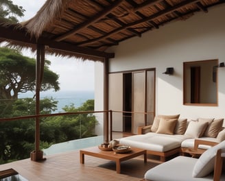 A modern hotel building with a striking facade featuring large red panels and a contrasting gray section with vertical window arrangements. The signage at the top indicates it is a hotel, while street signs are visible at ground level.