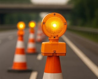 Balizas señalización vial