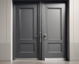 A paint roller covered in pink paint is pressing against a white wall. The roller appears to be in mid-action, with the paint on the roller appearing thick and textured.