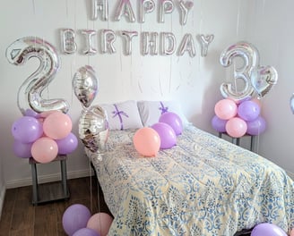 Decorating for 23rd Birthday