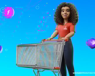 mascote 3D animação 3D