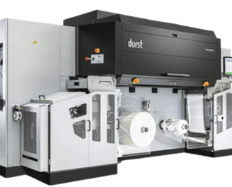 a machine that is printing a product on a machine