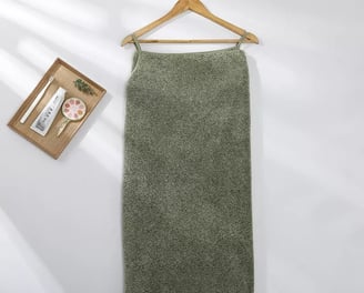 dyed bath towels