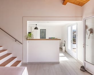 Projet réalisé par PAEI Concept : création d'une maison contemporaine à l'île de Ré