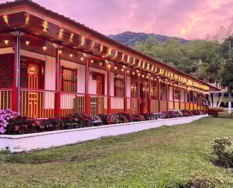 Hermoso restaurante, con hermosos colores, comida rica y lleno de paisajes hermosos