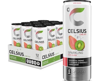 a can of celsiusususus fruit juice