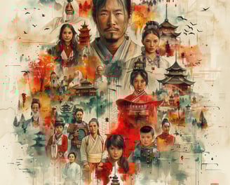 une mosaïque de personnages de diverses cultures unis par une narration commune