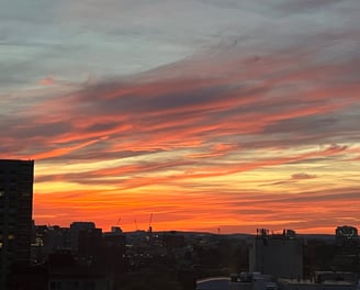 couché de soleil à Mexico