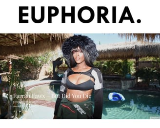 Farrah Fawx taken by Ivan Guajardo for Euphoria Magazine 